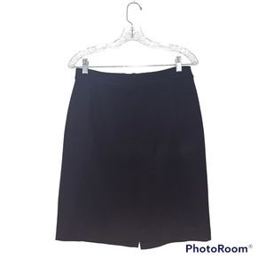 Halogen Size 8P black pencil skirt with zipper